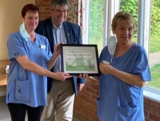 Community recognition award 2022 Ashmore Nursing Home team
