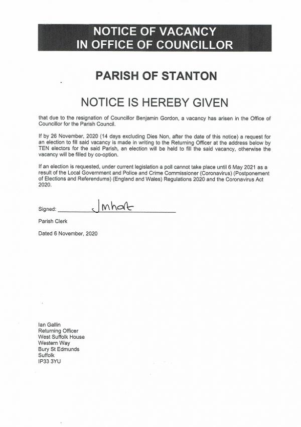 vacancy-for-parish-councillor